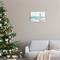 Stupell Industries Snowy Christmas Tree Beach Shore Wall Plaque Art